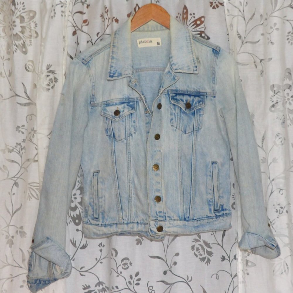 Distressed Denim Jacket